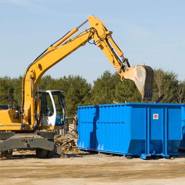 what happens if the residential dumpster is damaged or stolen during rental in Donnelsville